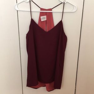 Express Barcelona reversible cami size XS purple